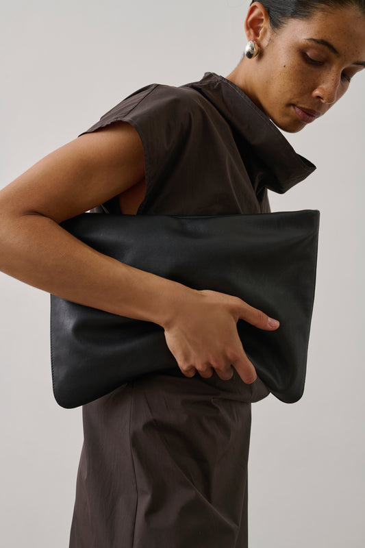 Pochette Darleen - Noir - Cuir - Femme