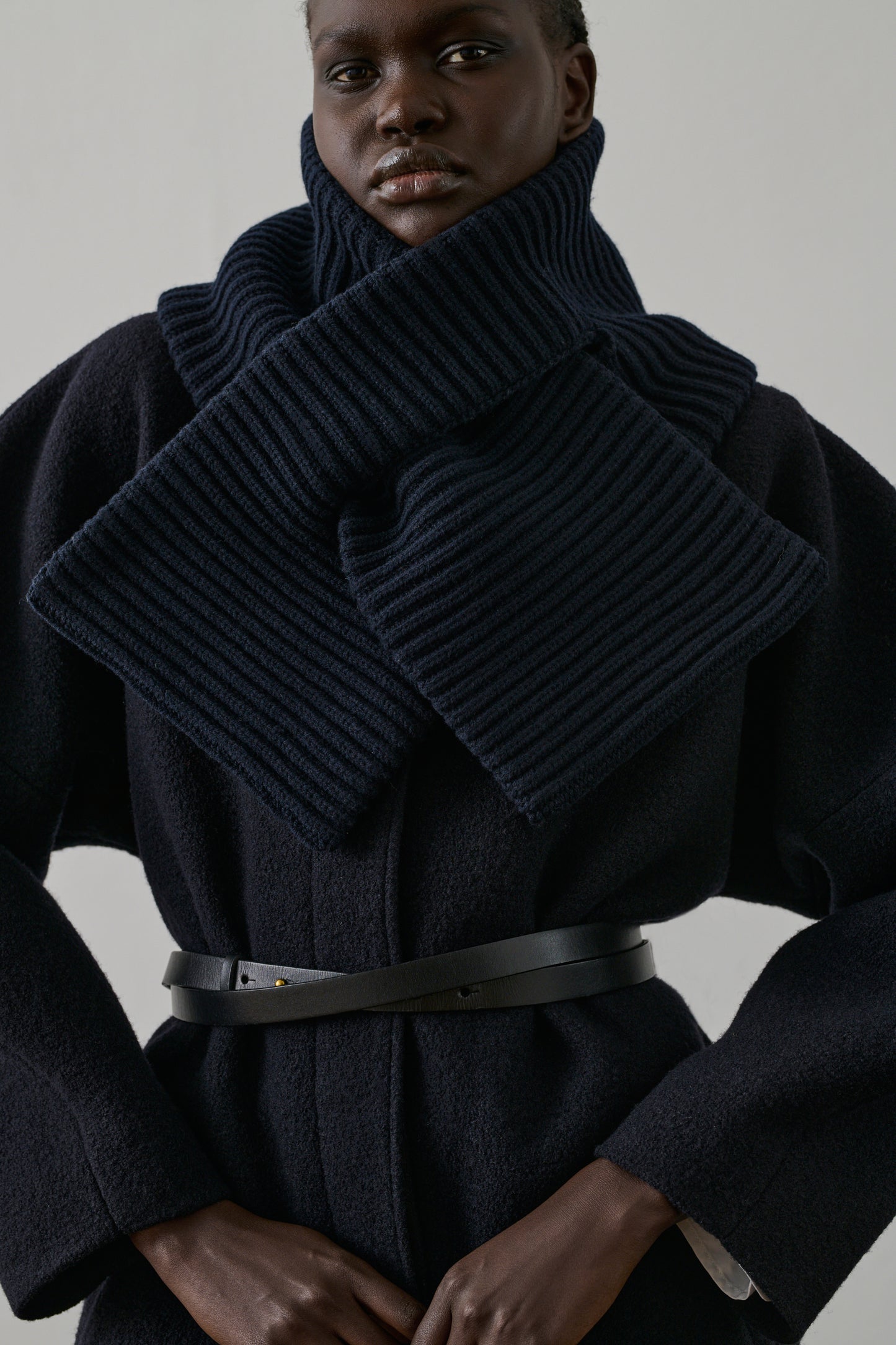 Echarpe Ginez - Navy - Laine - Femme