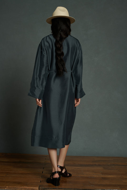 Robe Well - Ardoise - Soie - Femme