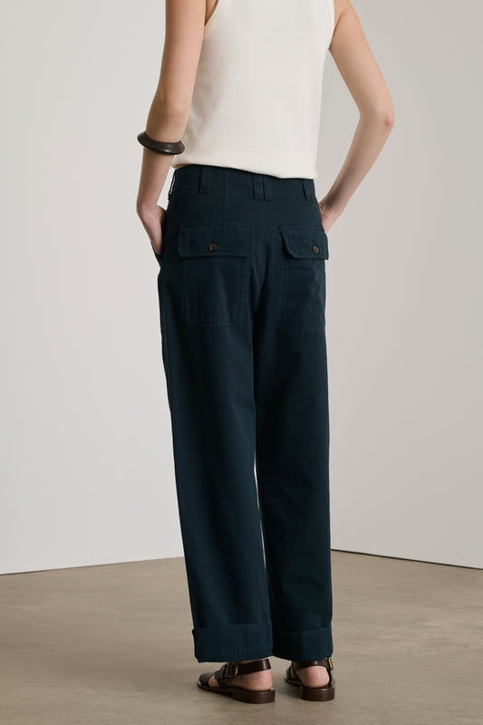 Pantalon Darryl - Ardoise Foncée - Coton - Femme