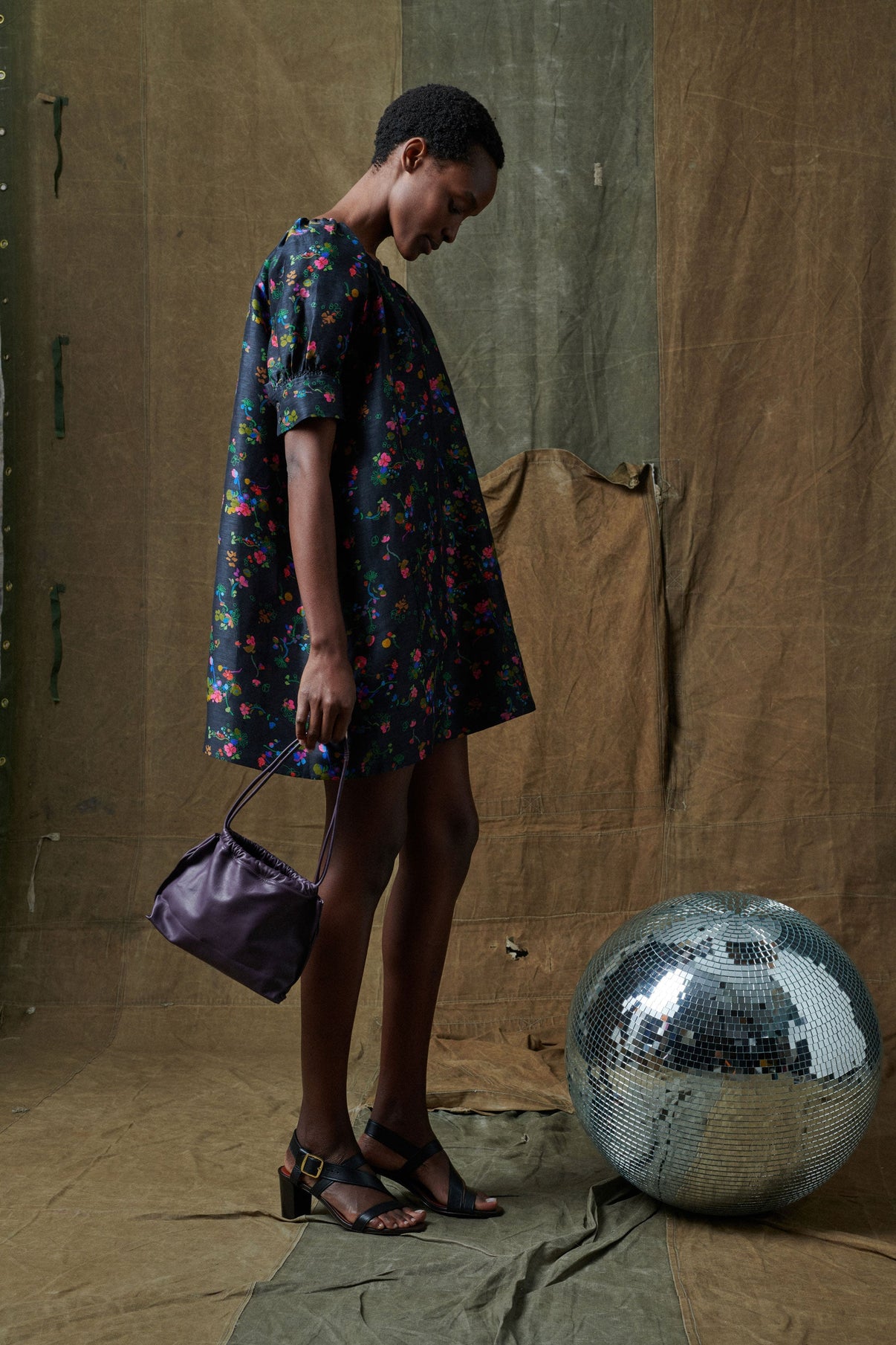 PAOLA BLACK SANDALS vue 8