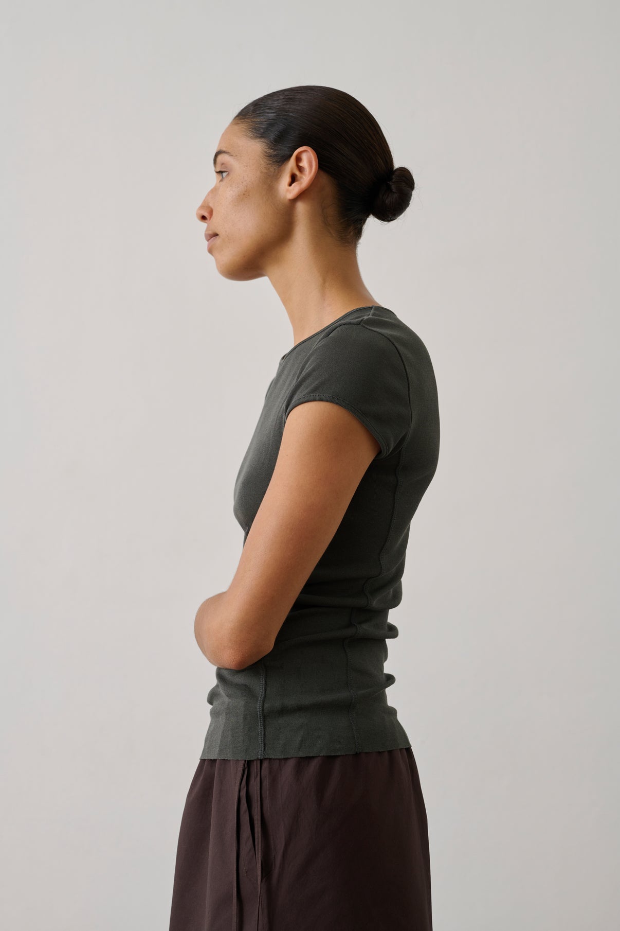 Tee-Shirt Indra - Vert De Gris - Femme vue 2