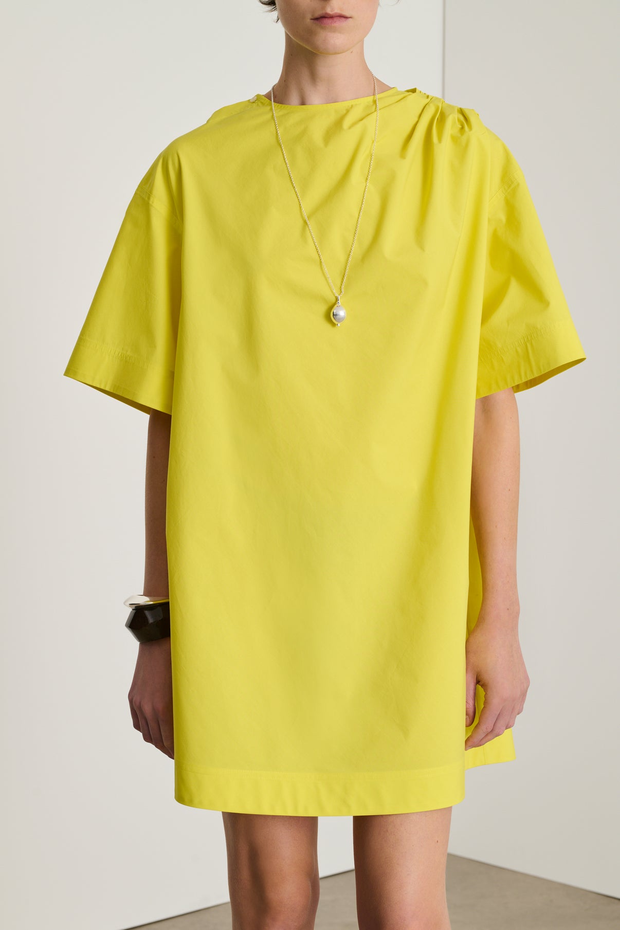 Robe Delight - Jaune Citron - Coton - Femme vue 1