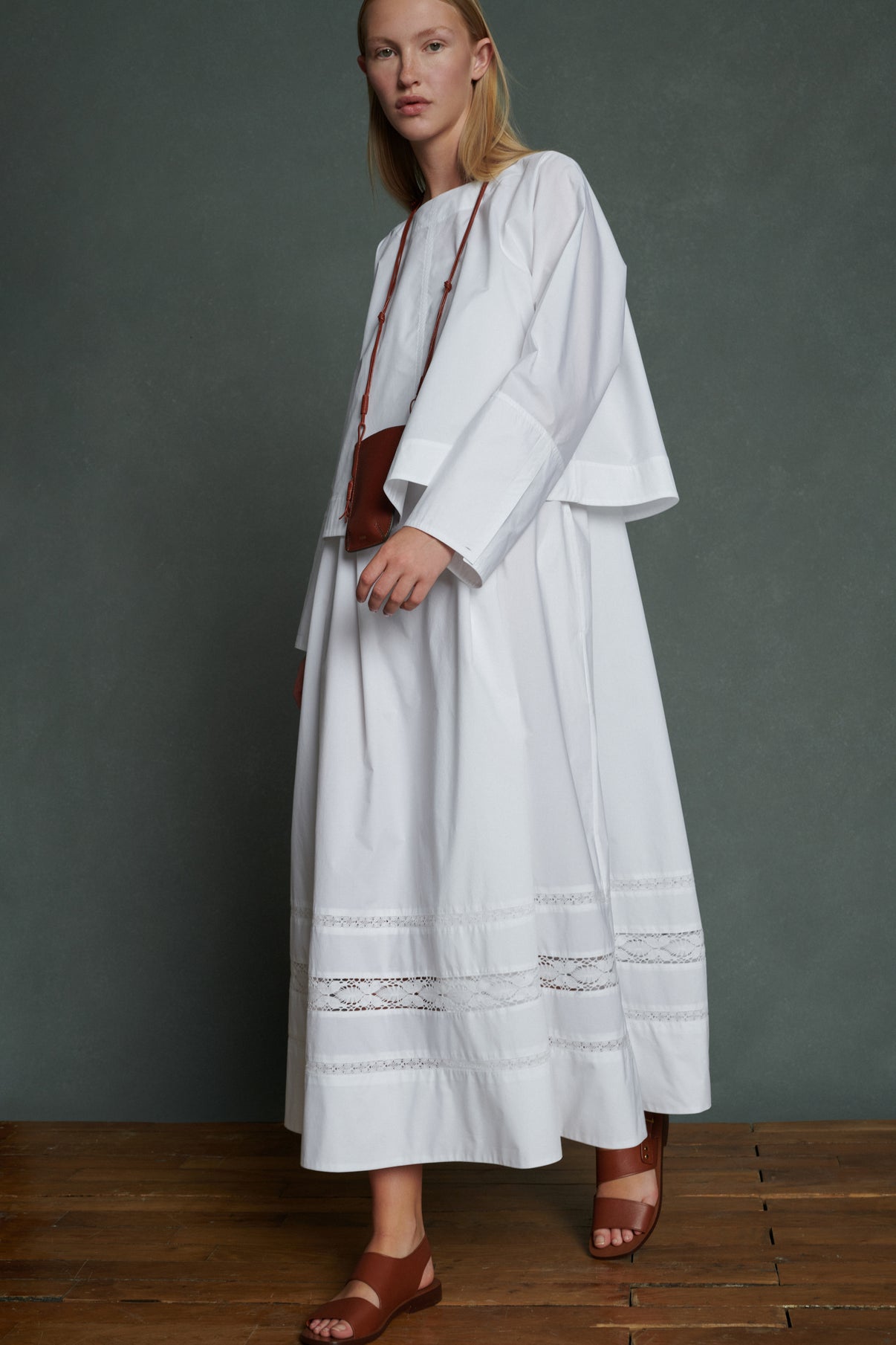 Robe Avignon - Blanc - Coton - Femme vue 6