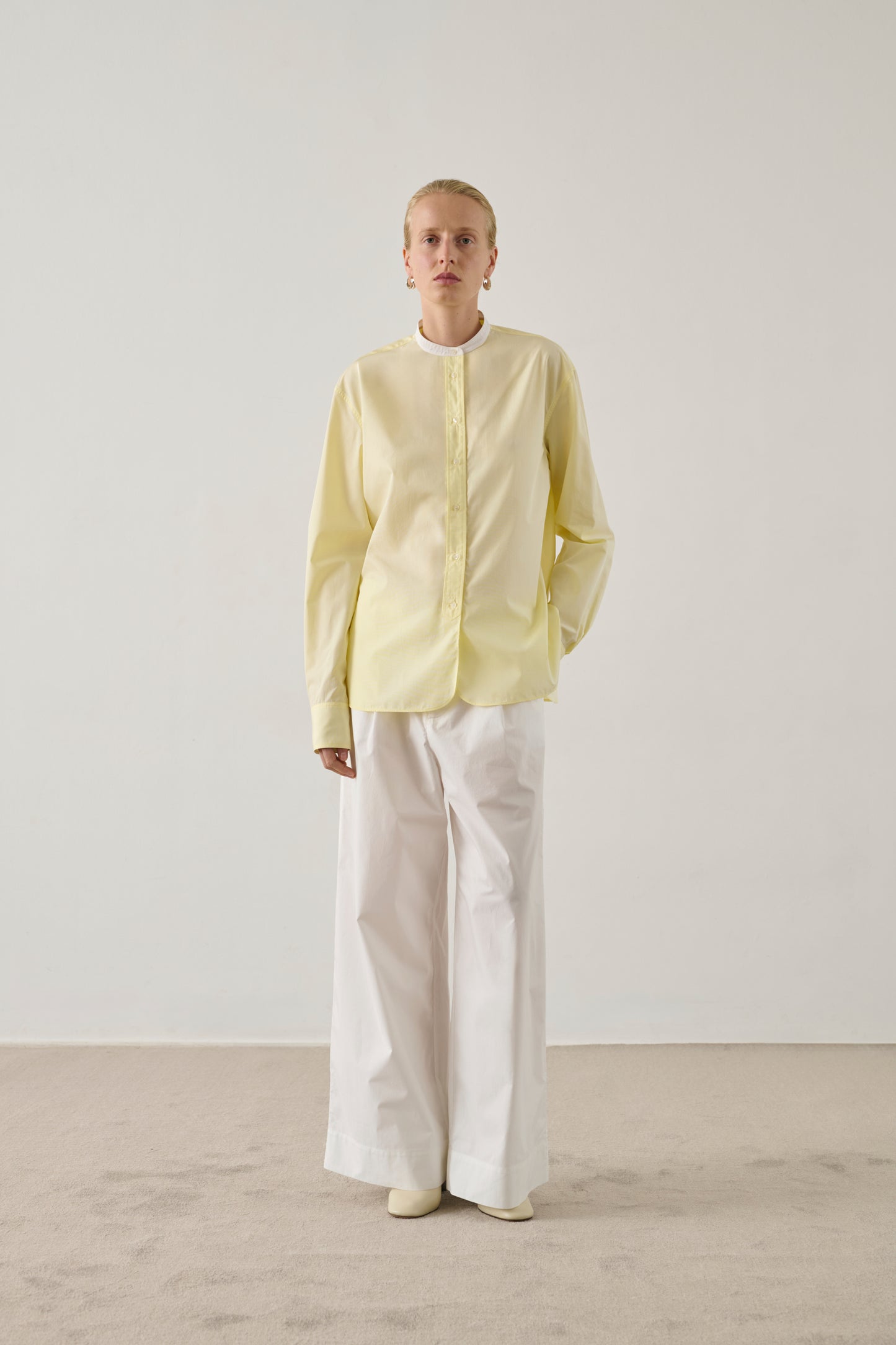 Chemise Bermudes - Jaune Vif - Coton - Femme