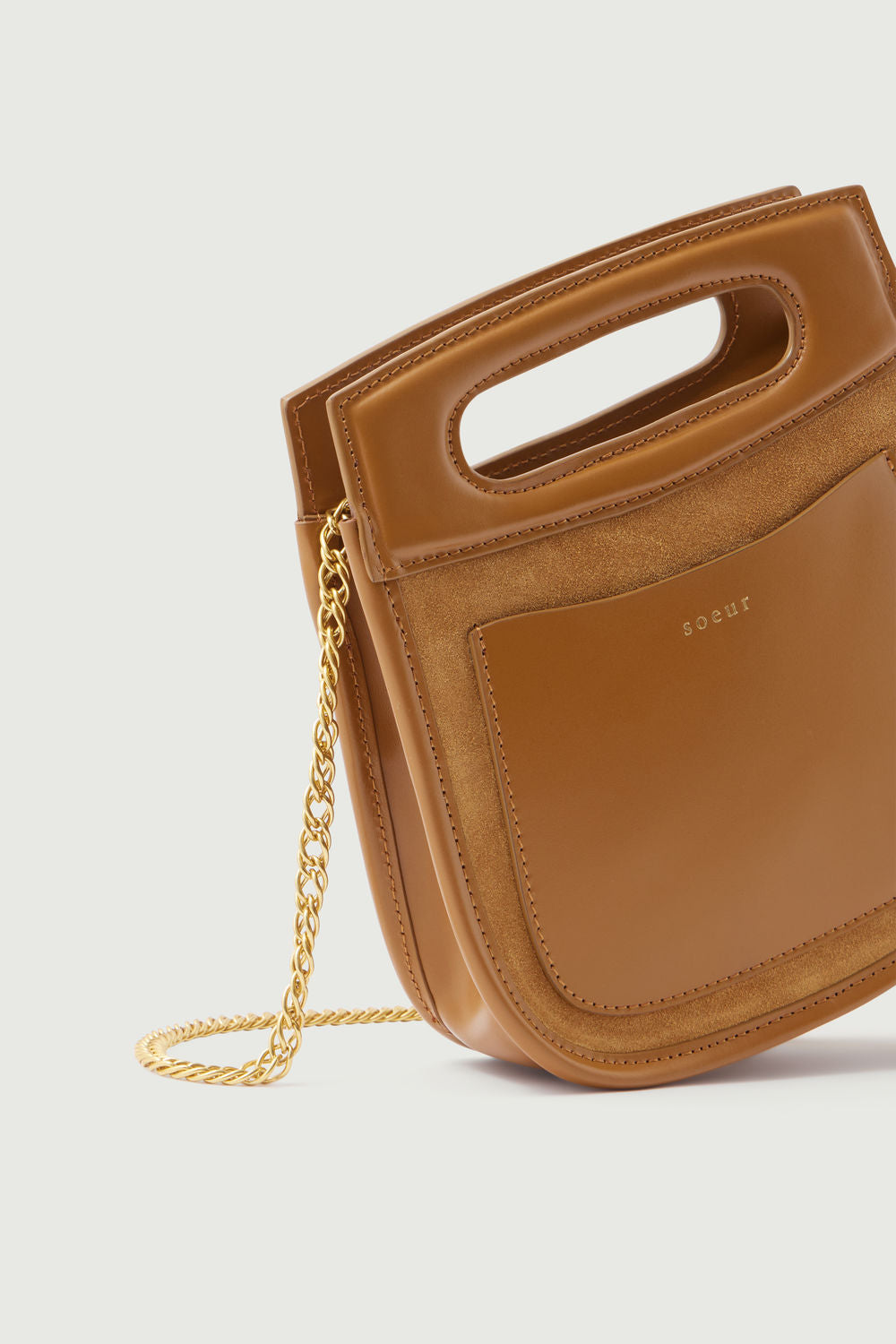 Sac Cheri Mini - Camel/Ocre - Cuir - Femme